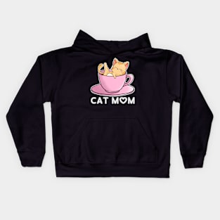 cat mommy Kids Hoodie